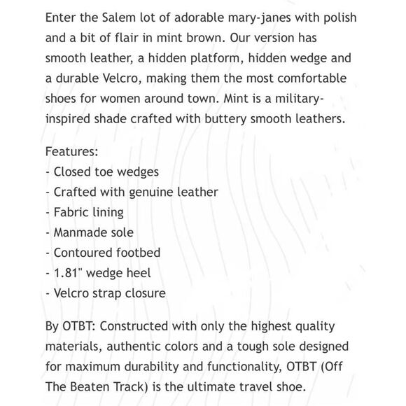 OtBt Salem Wedges  - Picture 7 of 7